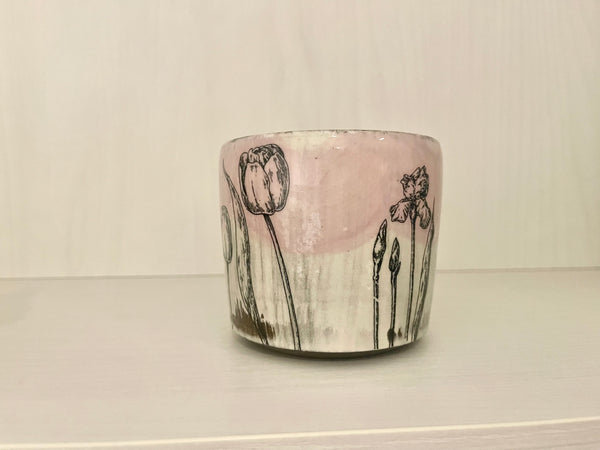 Joanna Kramer - Mug - Pink Flowers - short