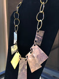 Roxy Lentz - Necklace - Brass Links