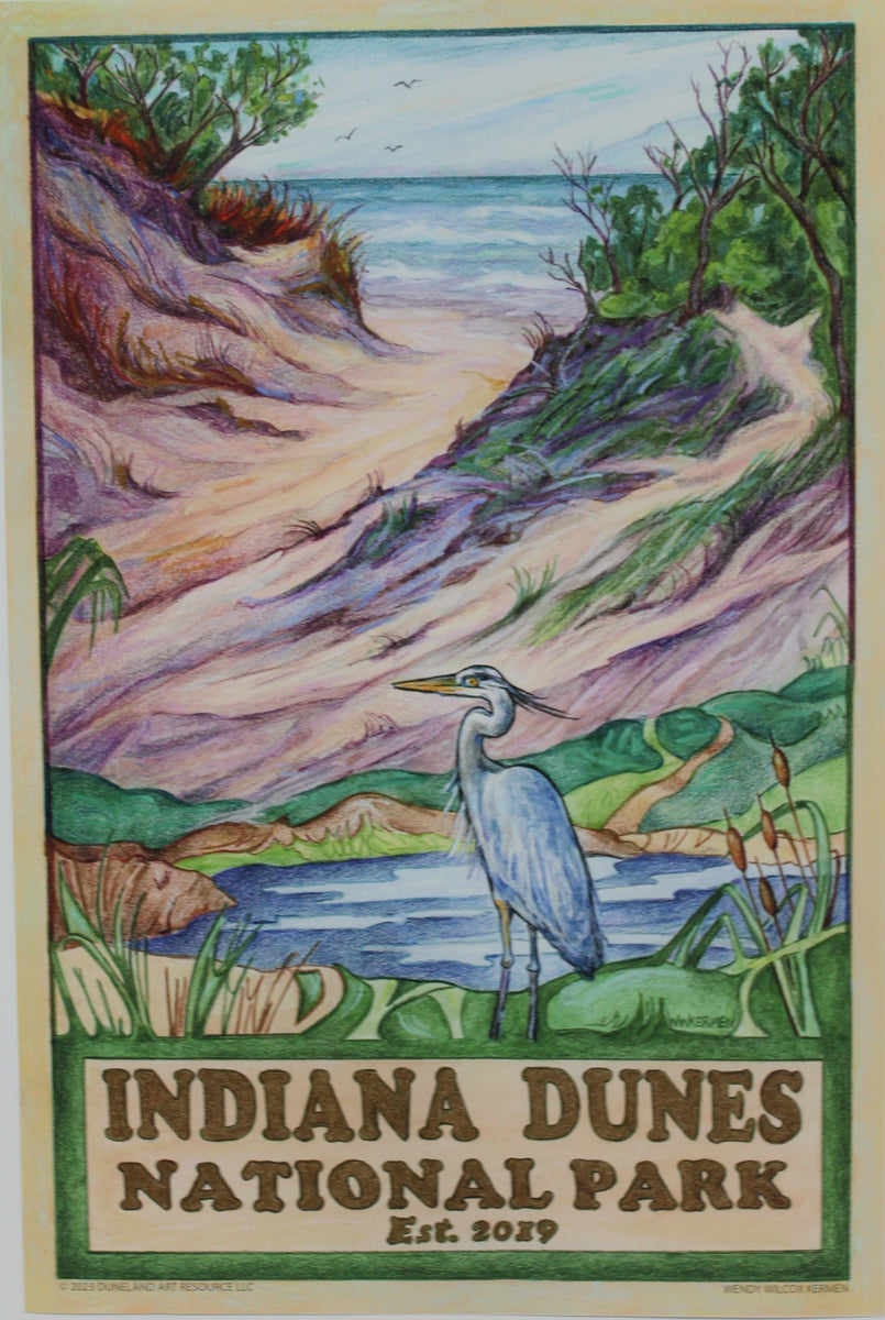 Cuyahoga Valley National Park Great Blue Heron Poster hotsell Print unframed