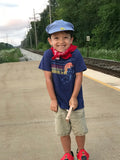 Train Engineer Hat, Bandana and Whistle Set