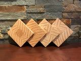 Dale Nichols - Coasters - Set/4 - End Grain Cut