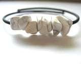 Jaclyn Dreyer - White Howlite Stone Bounce Back Bracelet