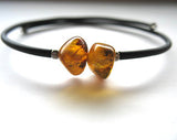 Jaclyn Dreyer - Double Amber Stone Bounce Back Bracelet
