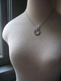 Jaclyn Dreyer - Mixed Metal Hammered Loop Necklace