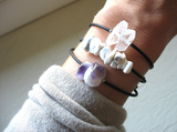 Jaclyn Dreyer - White Howlite Stone Bounce Back Bracelet