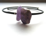 Jaclyn Dreyer - Double Amethyst Gemstone Bounce Back Bracelet
