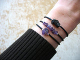 Jaclyn Dreyer - Multiple Amethyst Stone Bracelet