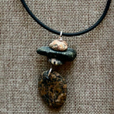 Marie Miklaszewski - Necklace 4 stone carin pendant