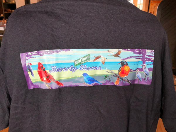 Bird Town T Shirt - Black