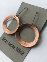 Susan Larsen - Earring - Copper Hoop