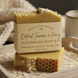 Saratoga Soap - Oatmeal Turmeric & Honey Handmade Soap
