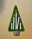 Caryn Brown - Christmas Tree Glass Ornament - 3.25"H