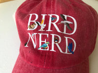 Bird Nerd Hat - Watermelon Red