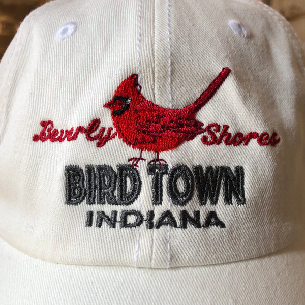 Bird Town Baseball Cap - White