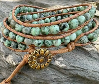 Wrap Bracelet in Green