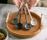 Ceramic Multi-purpose Spoon -Black