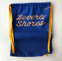 Beverly Shores Depot - Tote Bag - Blue with Yellow