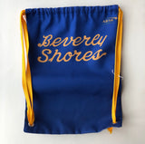 Beverly Shores Depot - Tote Bag - Blue with Yellow