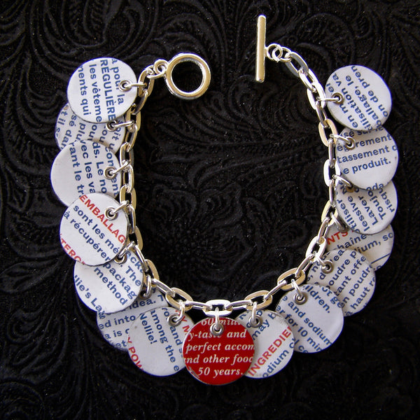 Lisa Nordstrom - Bracelet - Tin Text Charm
