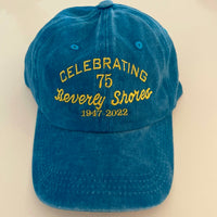 Beverly Shores Anniversary Baseball Cap - Aqua Blue