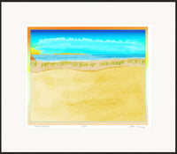 Robert Stanley - Beach Abstract  - Framed