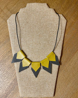 Mary Parks - Necklace with Leather Arrows