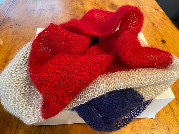Suzy Vance - Hand-Knit Cowl - Show your Colors!