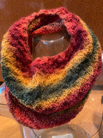 Suzy Vance - Hand -Knit Cowl - Shades of Fall