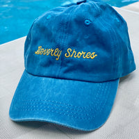 Beverly Shores Depot - Baseball Cap - Aqua Blue
