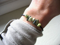 Jaclyn Dreyer - Green Serpentine Stone Bounce Back Bracelet