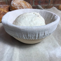 Sassafras - Bread Rising Basket with Linen Liner - Round