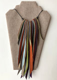 Mary Parks - Leather Necklace Long Multi