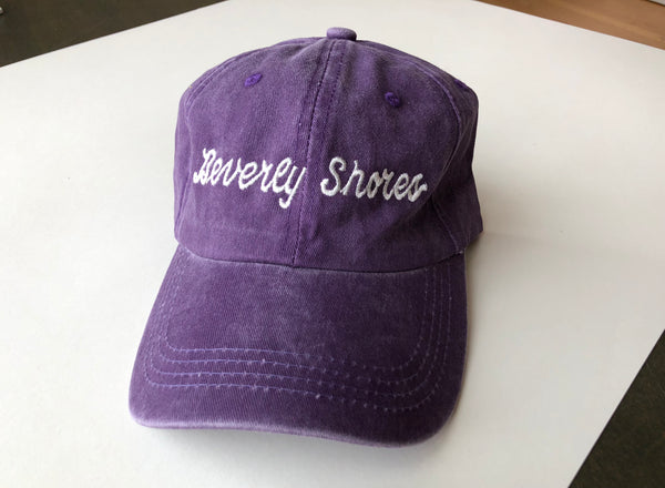 Beverly Shores Depot - Baseball Cap - Purple