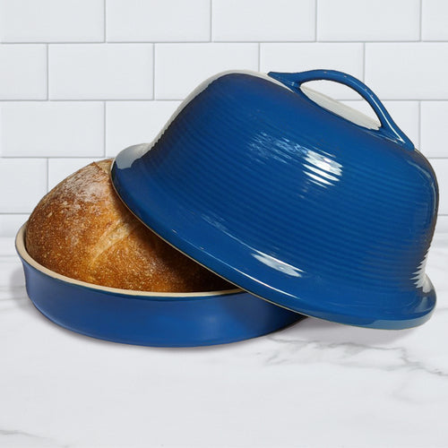 Sassafras - Superstone La Cloche® Bread Baker - Blue – Beverly