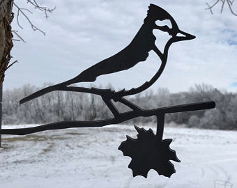 Metal Bird - Blue Jay